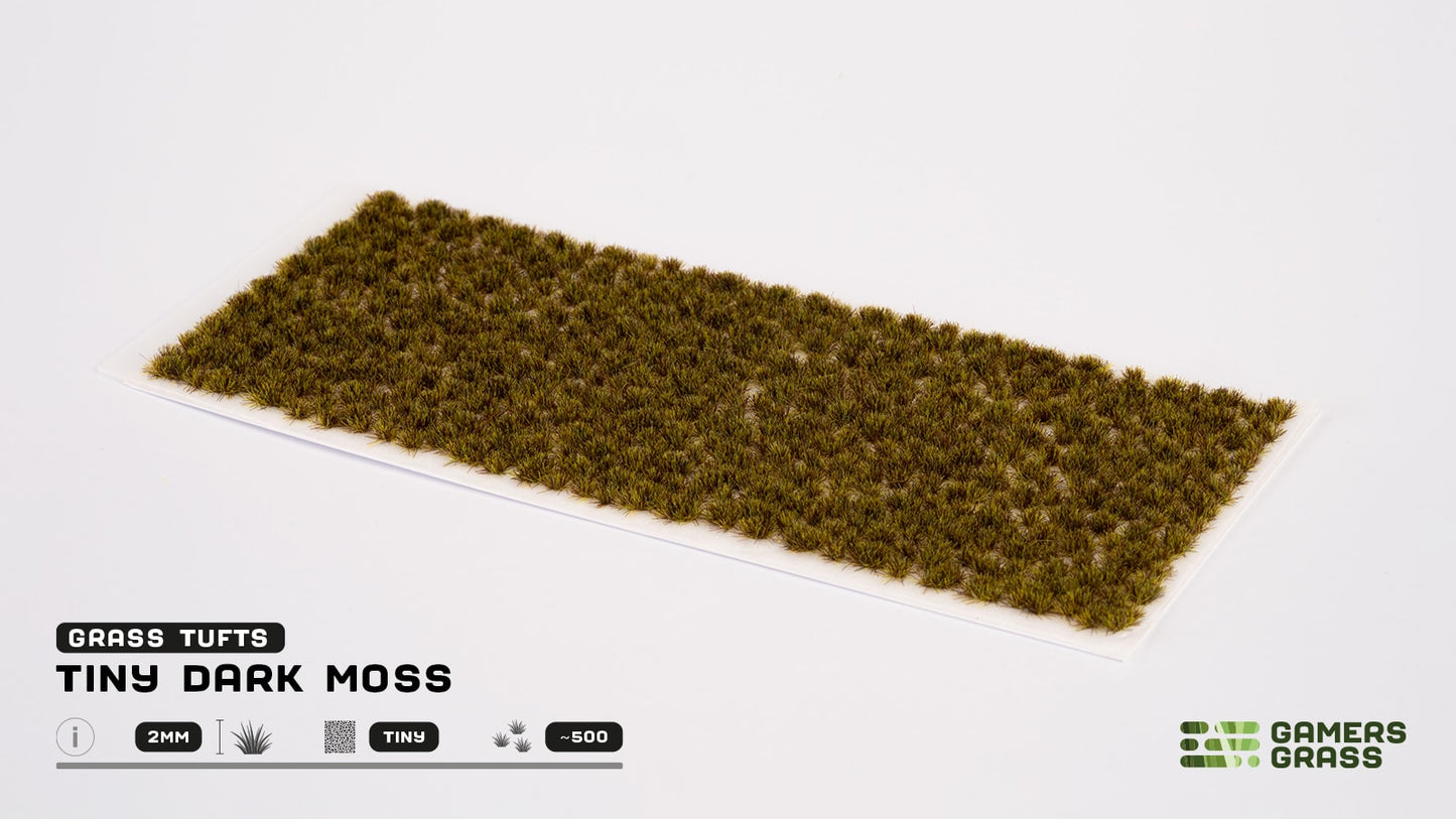 Grass Tufts: Tiny Tufts Dark Moss