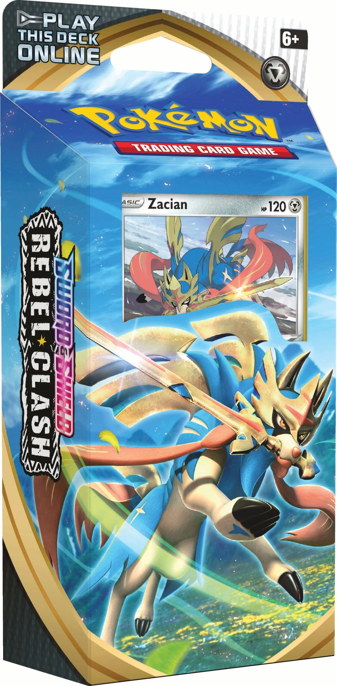 Pokemon Sword and Shield: Rebel Clash Zacian Theme Deck