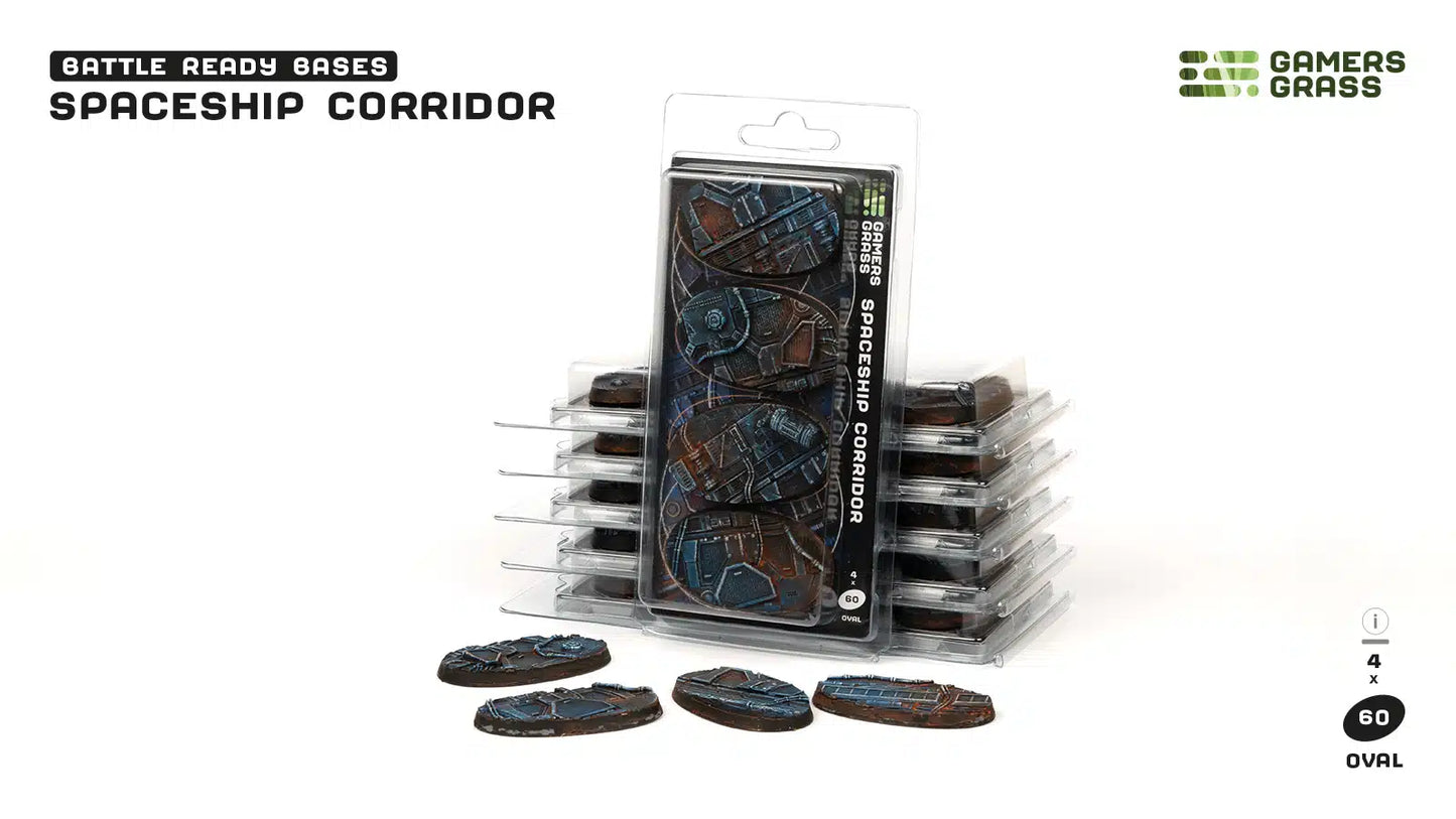 Spaceship Corridor - Oval 60mm (x4)
