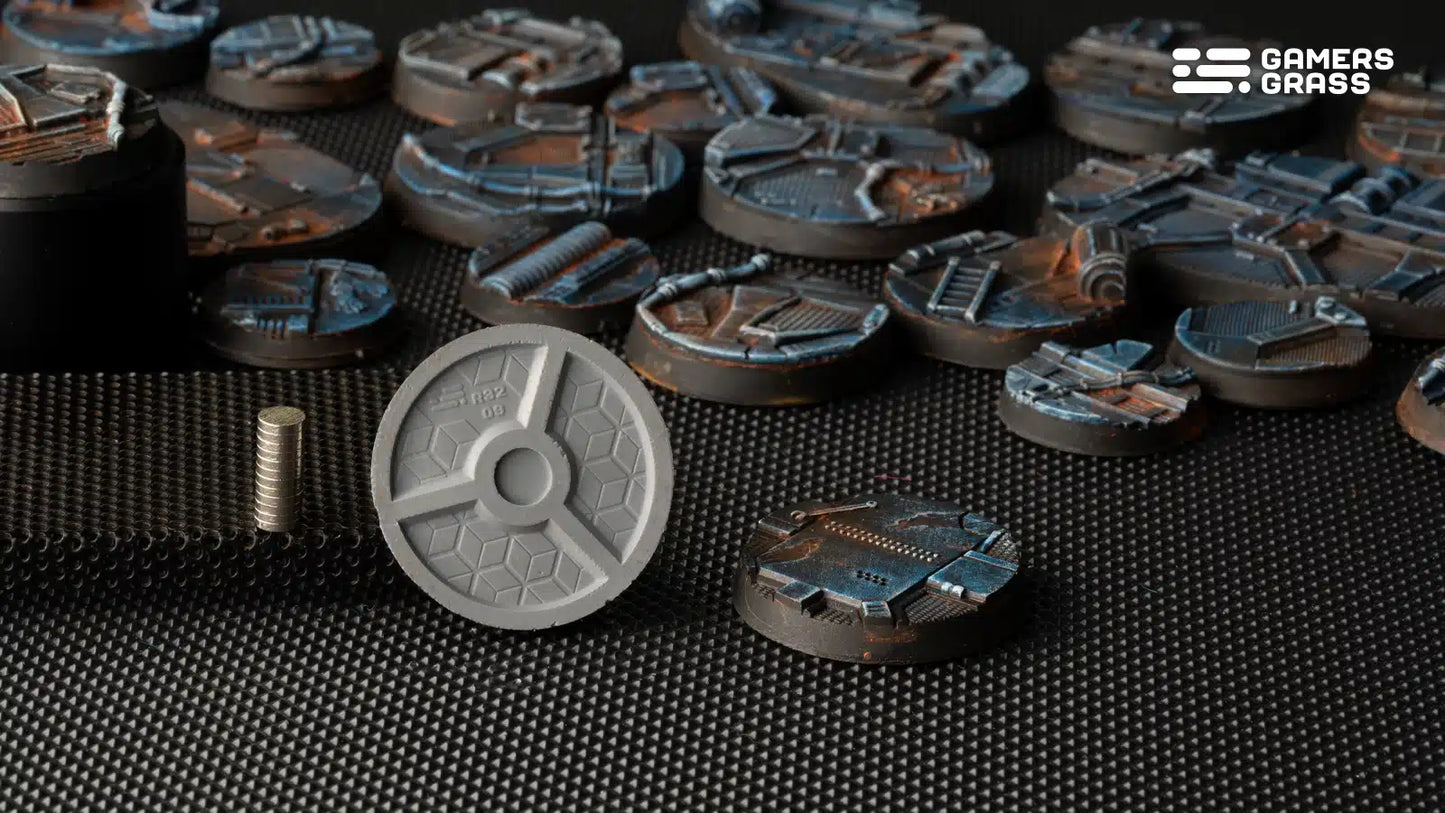 Spaceship Corridor - Round 32mm (x8)