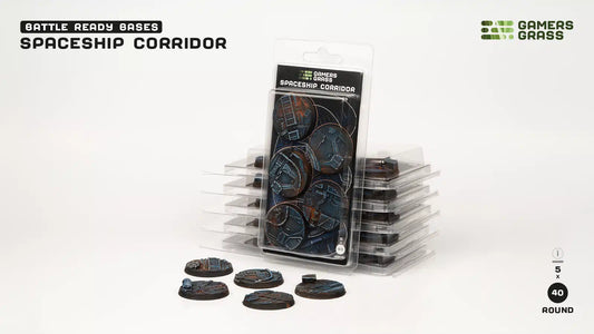 Spaceship Corridor - Round 40mm (x5)