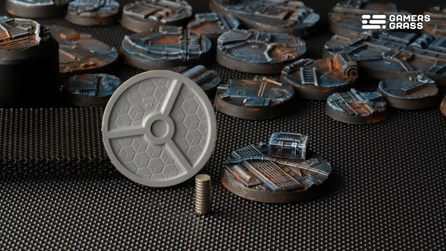 Spaceship Corridor - Round 40mm (x5)