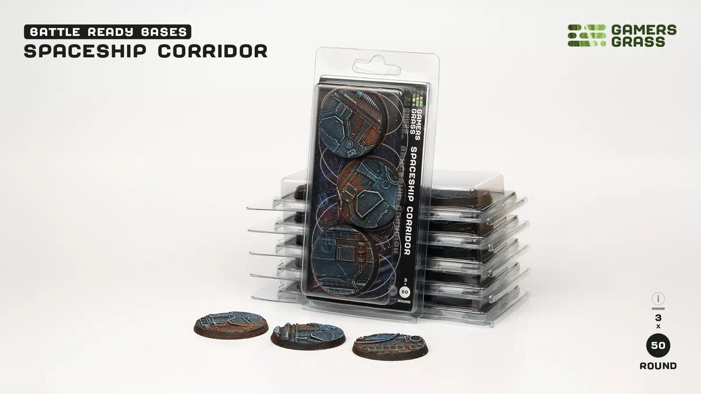 Spaceship Corridor - Round 50mm (x3)