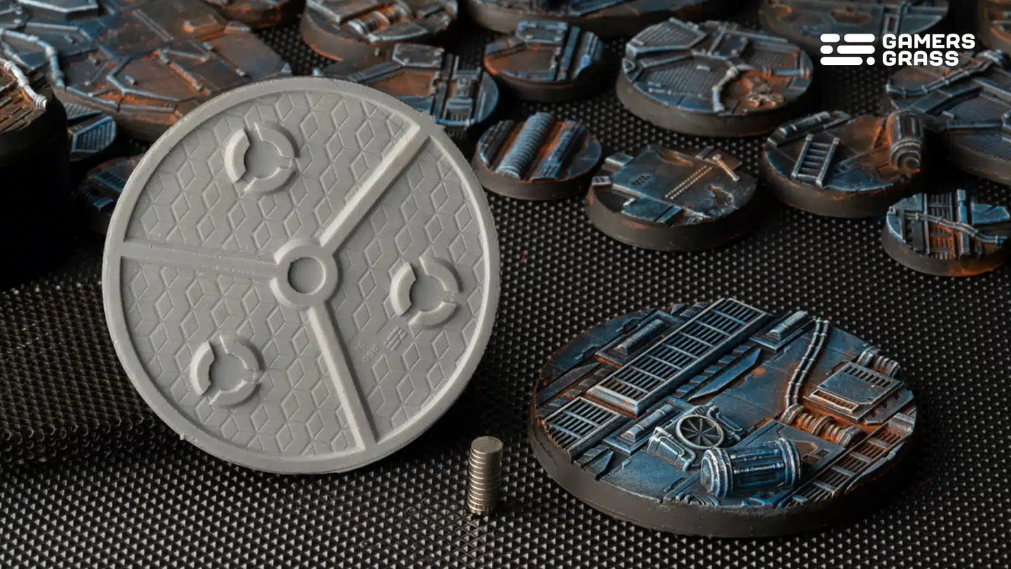 Spaceship Corridor - Round 60mm (x2)