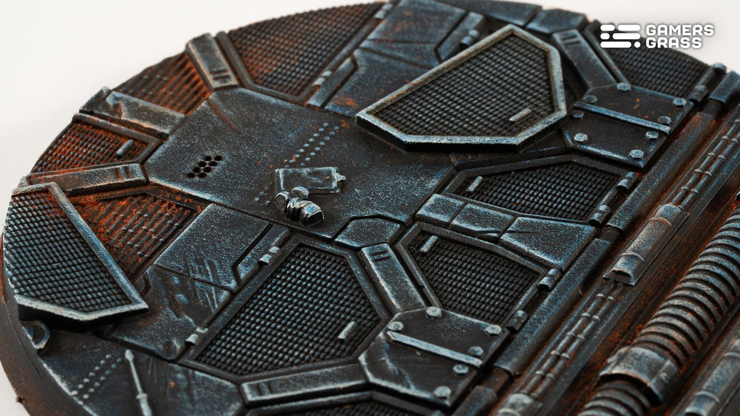 Spaceship Corridor - Round 28mm (x8)