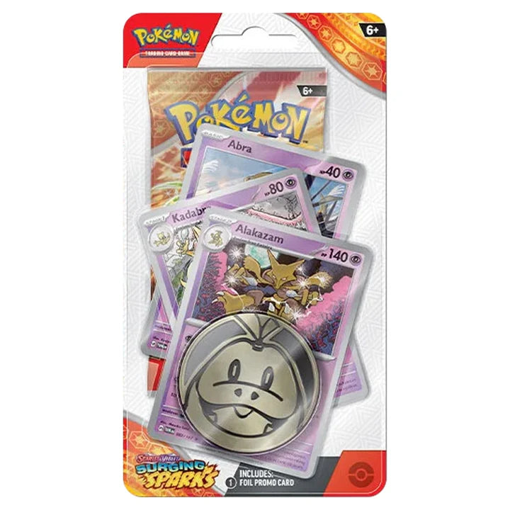 Pokemon: Surging Sparks Premium Checklane Blister - Alakazam