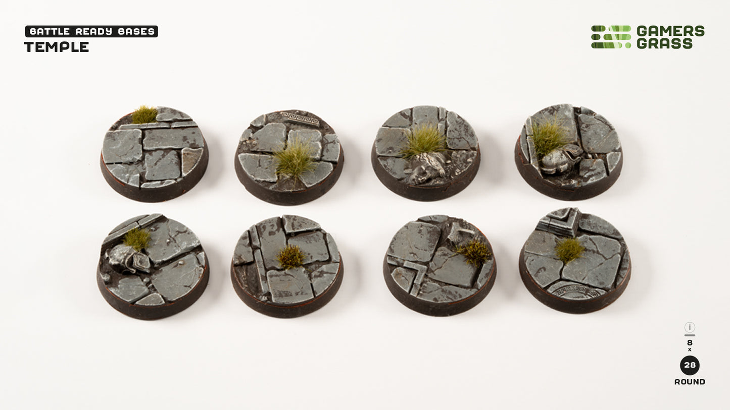 Temple - Round 28mm (x8)