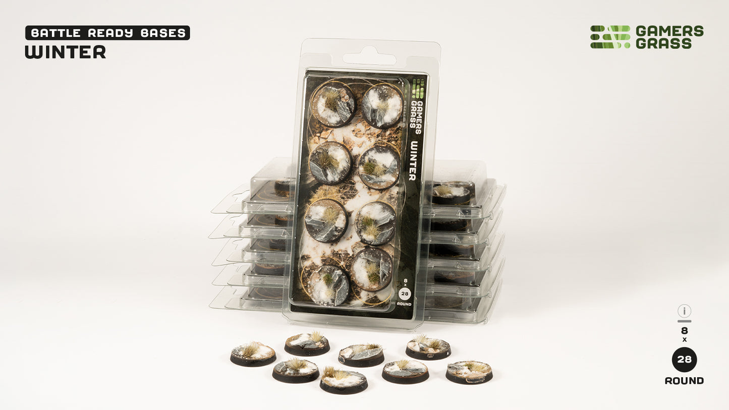 Winter - Round 28mm (x8)