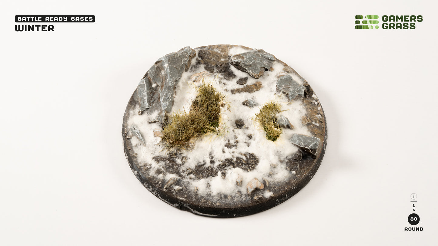 Winter - Round 80mm (x1)