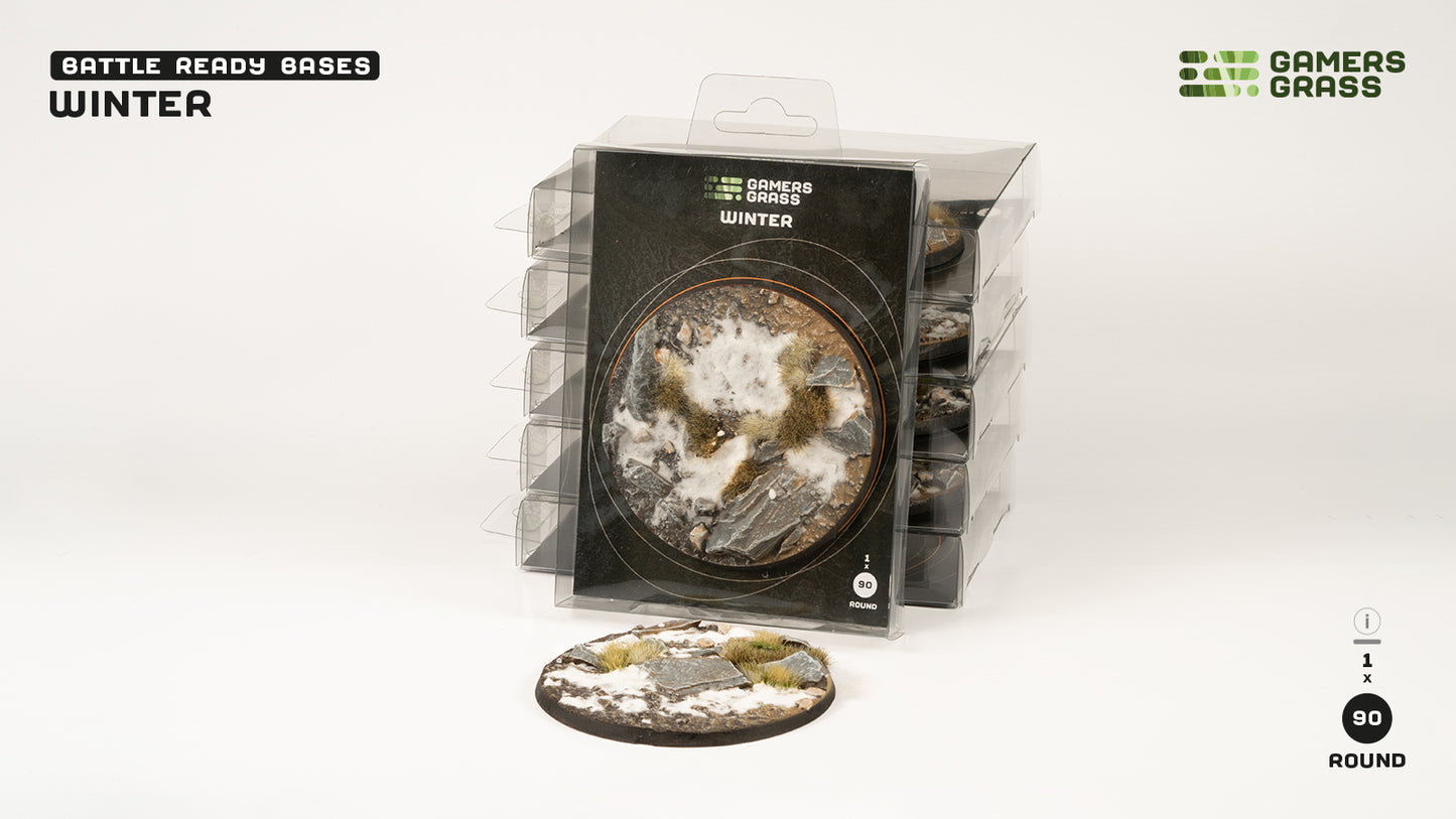 Winter - Round 90mm (x1)